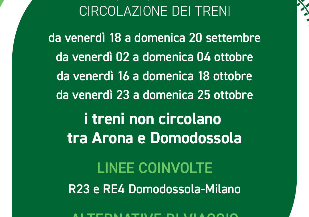 trenord settembre ottobre