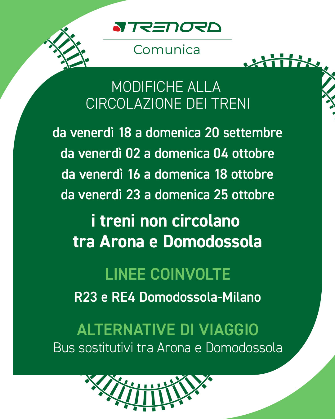 trenord settembre ottobre 2026