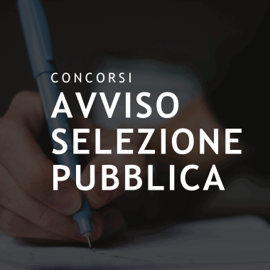 avviso selezione pubblica