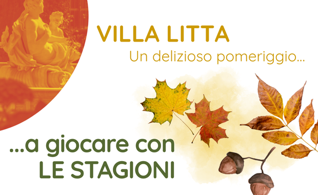 manifesto un delizioso pomeriggio a giocare con le stagioni