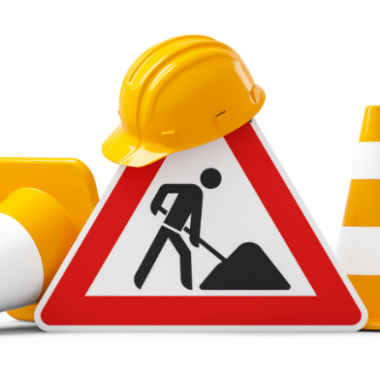 cartello lavori in corso