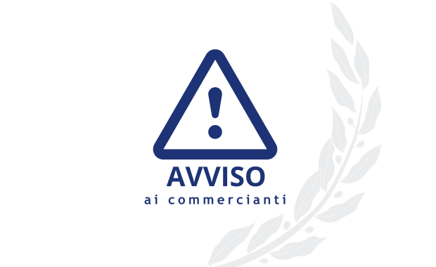 avviso ai commercianti