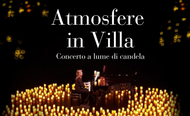 Atmosfere in villa concerto a lume di candela