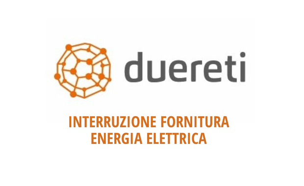 Duereti interruzione fornitura energia elettrica