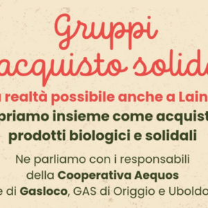 Gruppo di acquisti solidale. Una realtà possibile anche a Lainate