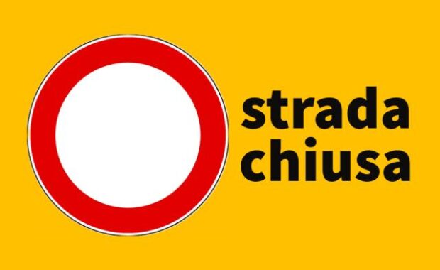AVVISO IMMAGINE STRADA CHIUSA VIA MATTEOTTI PER FESTA DELLA BIRRA