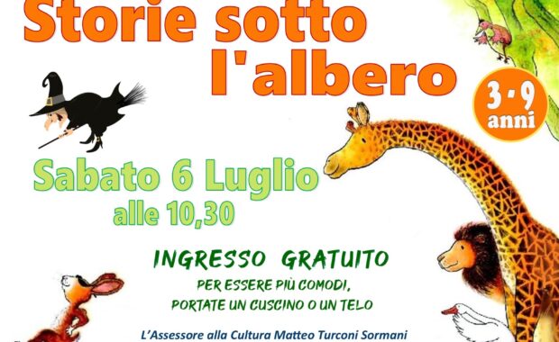 Sabato 6 luglio amici della biblioteca sotto l albero