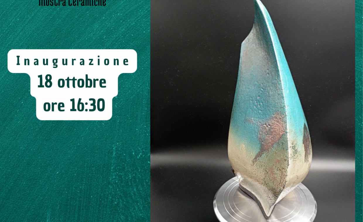 locandina mostra Ceramiche sala Mauri