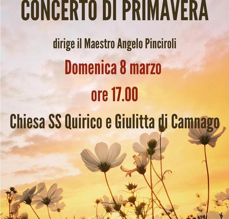 Concerto di primavera 2026 - manifesto