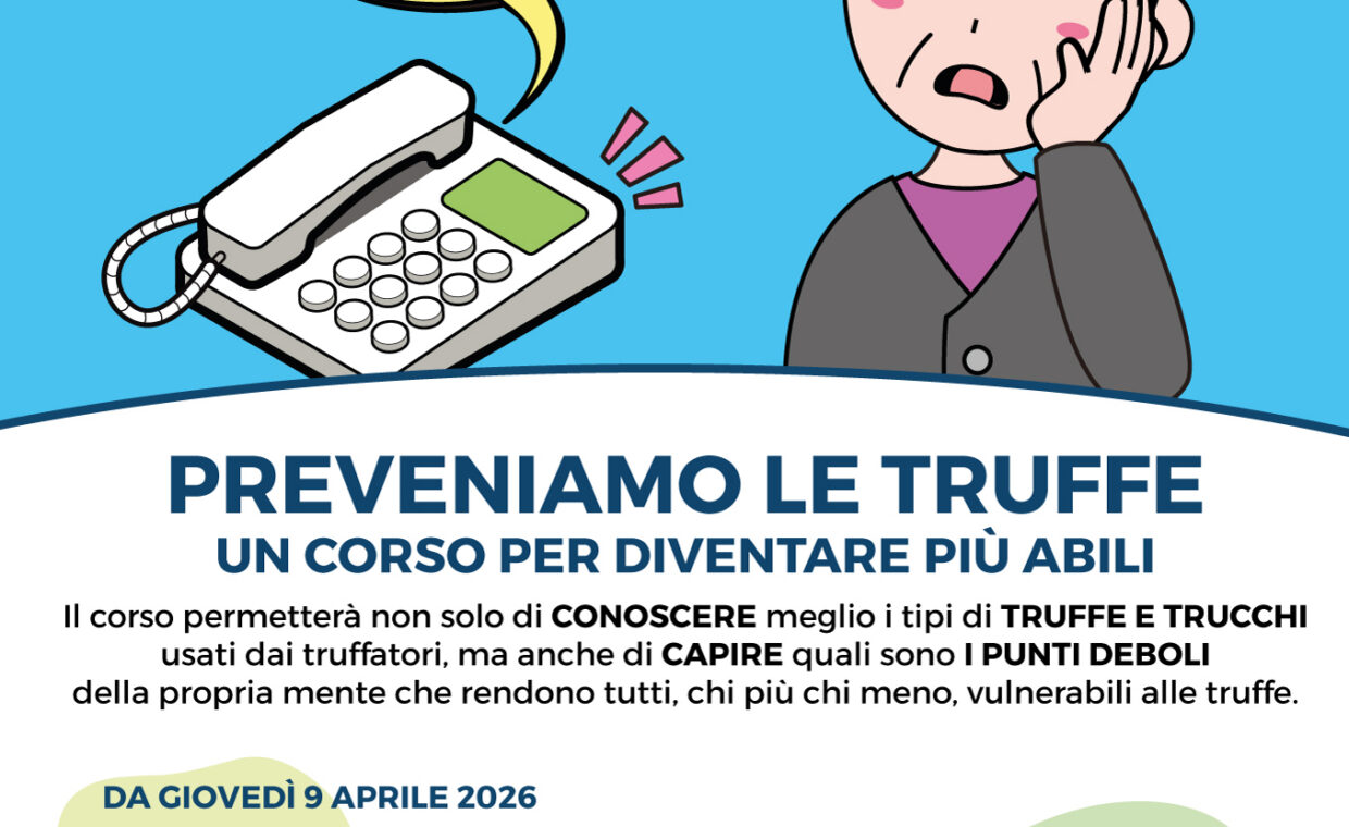 Locandina Preveniamo le truffe