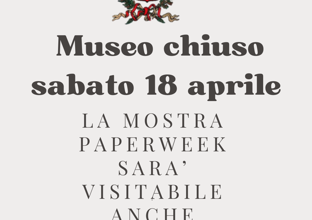 avviso museo chiuso