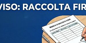 avviso raccolta firme