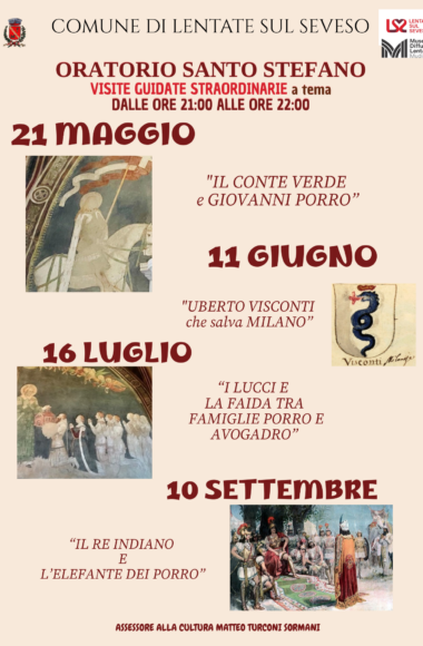 locandina visite straordinare Turconi