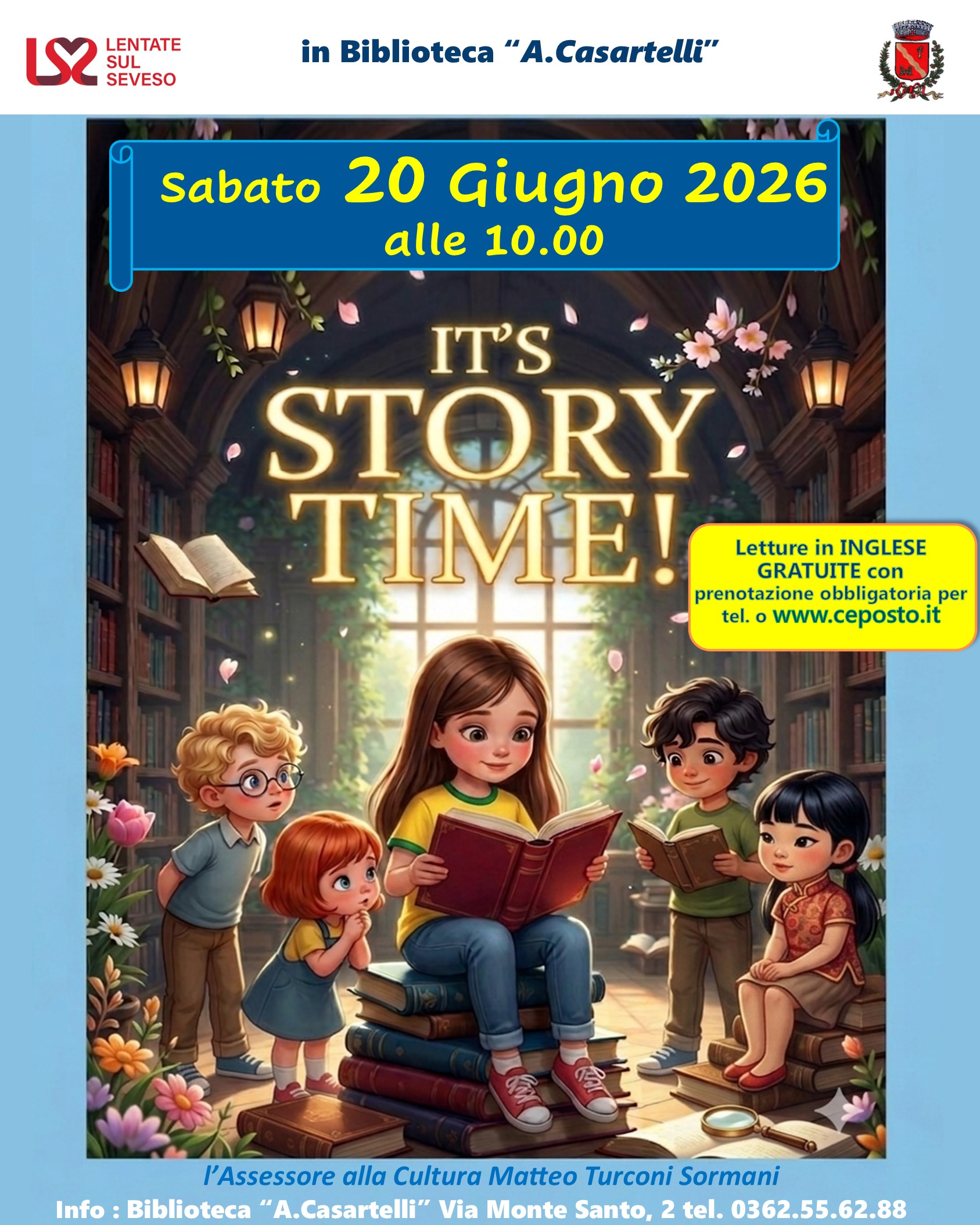 story time giugno Social