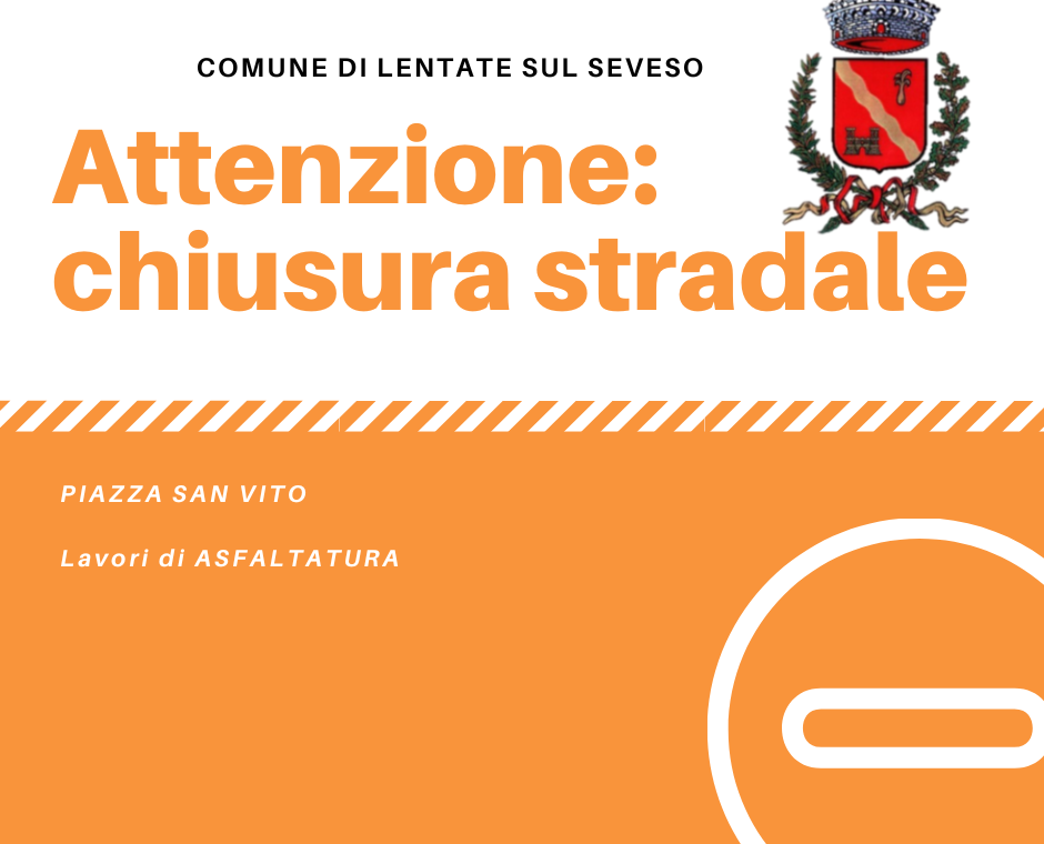 Chiusura Strada per lavori