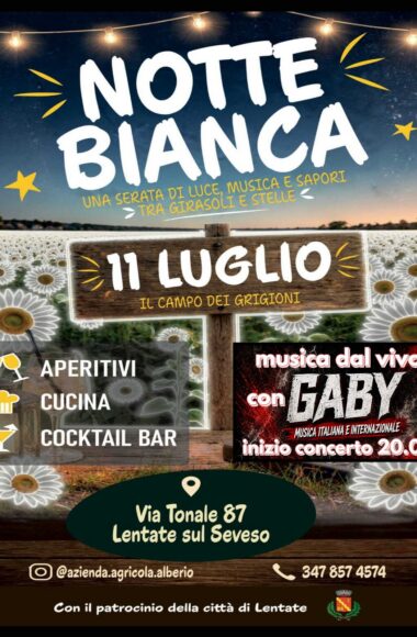 locandina Notte Bianca a Copreno