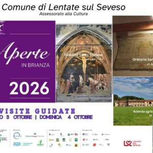locandina Ville Aperte in Brianza 2026 Lentate