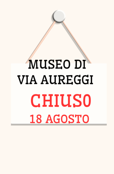 avviso chiusura Museo Aureggi