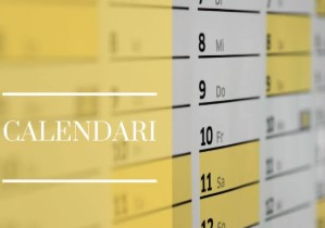 Calendari per fiere e sagre 2027