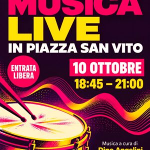 locandina MUSICA IN PIAZZA SAN VITO