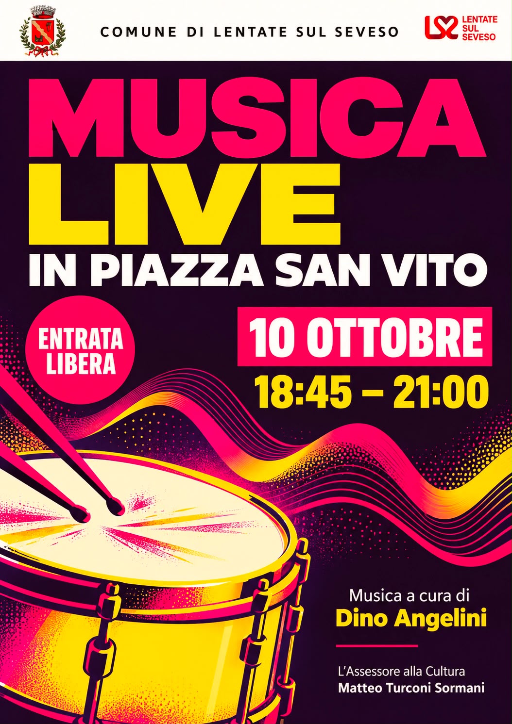 locandina MUSICA IN PIAZZA SAN VITO