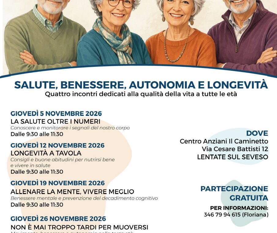 salute benessere autonomia e longevità