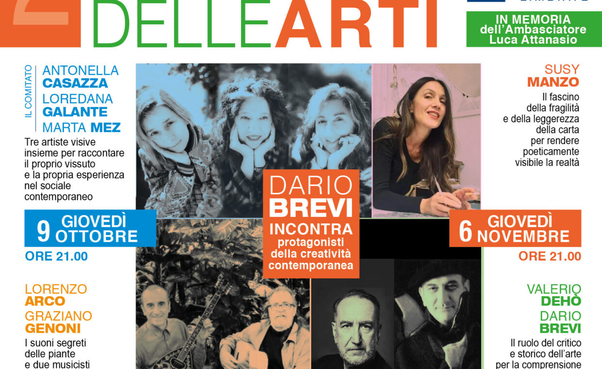 RACCONTO DELLE ARTI: Incontri sulla Creatività Contemporanea
