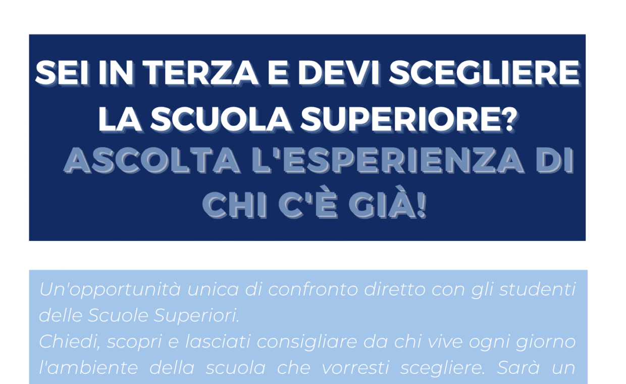 Percorso Orientamento 2025: Ascolta l'Esperienza di chi c'è Già!