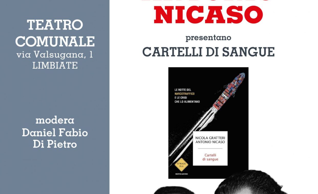 Nicola Gratteri e Antonio Nicaso a Limbiate: presentano il libro “Cartelli di sangue”