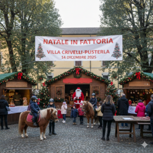 Natale in Fattoria: Giochi, Laboratori e Tombolata a Villa Crivelli-Pusterla