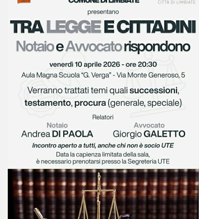 Tra Legge e Cittadini: un incontro per fare chiarezza su successioni e testamenti