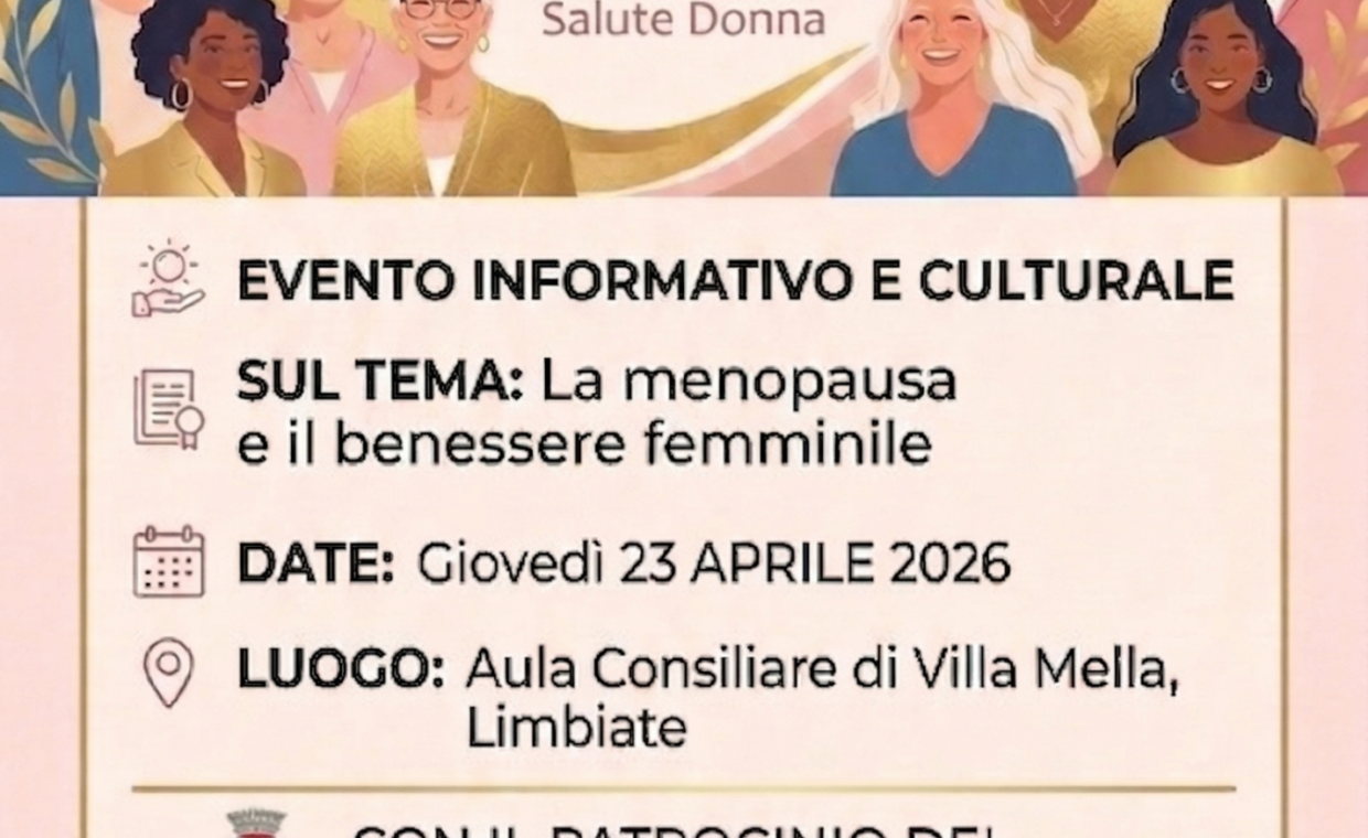 La Menopausa è il periodo dorato dell’Amore: un incontro dedicato al benessere femminile