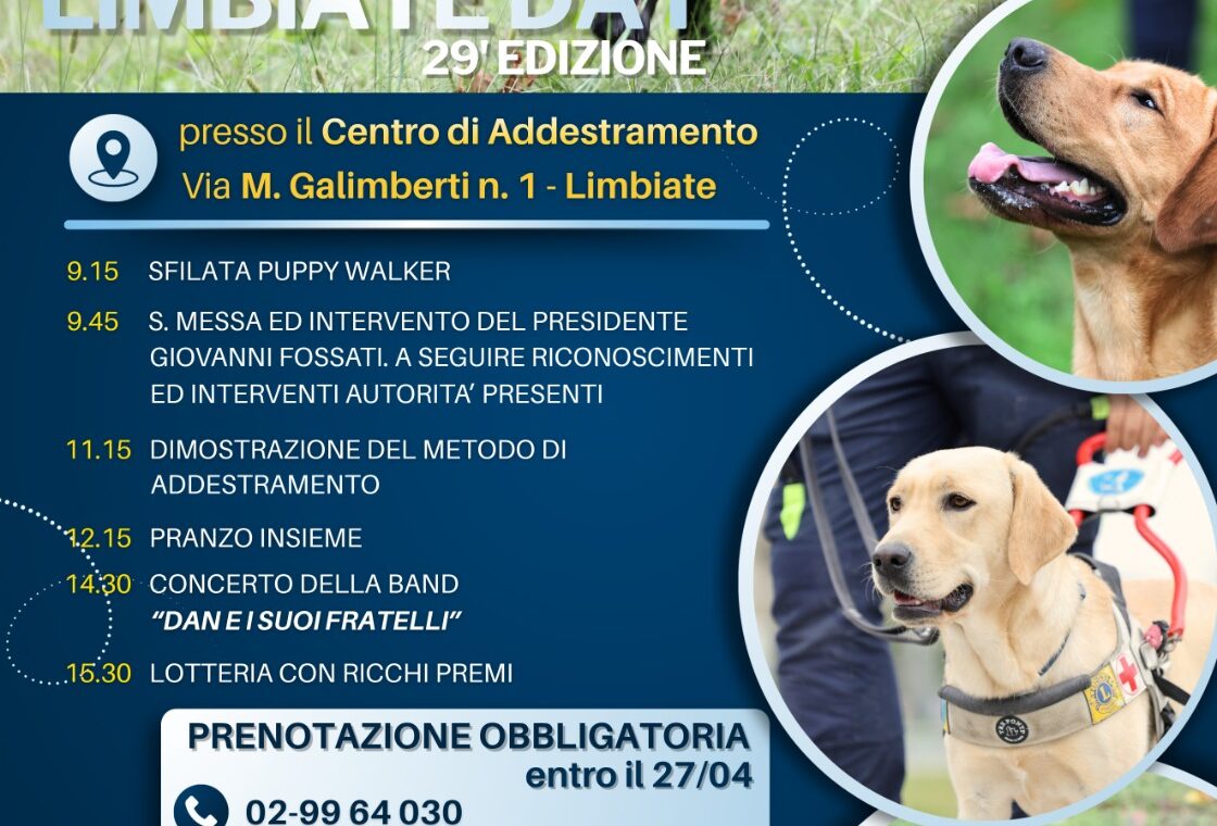 Limbiate Day: Una Giornata Speciale con i Cani Guida