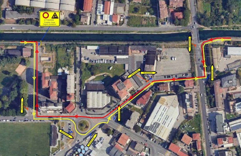Dal 5 ottobre al 29 marzo 2027 chiude il tratto della pista ciclabile Villoresi sul lato ovest, compreso tra via Giovane d’Italia e Corso Milano