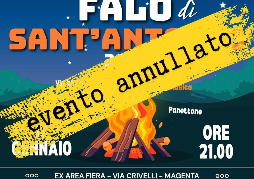 Falò 2026 annullato