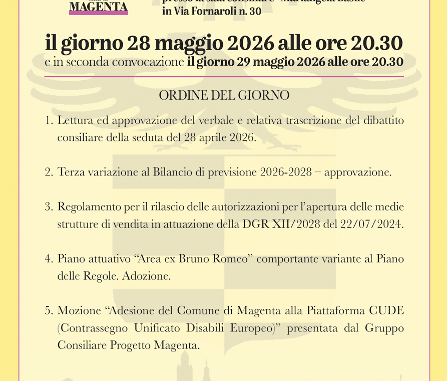 Manifesto Consiglio Comunale 28.05.2026