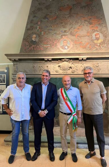 Nell'immagine direttore Provinciale Domenico Ippolito, presidente di Aler Alan Rizzi, sindaco Luca Del Gobbo, assessore Giampiero Chiodini