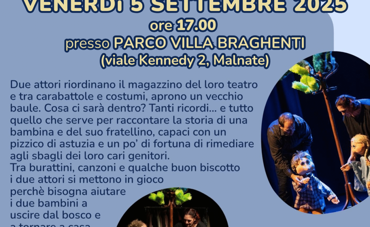 Ven. 5 settembre_ Hansel gretel arca di noe