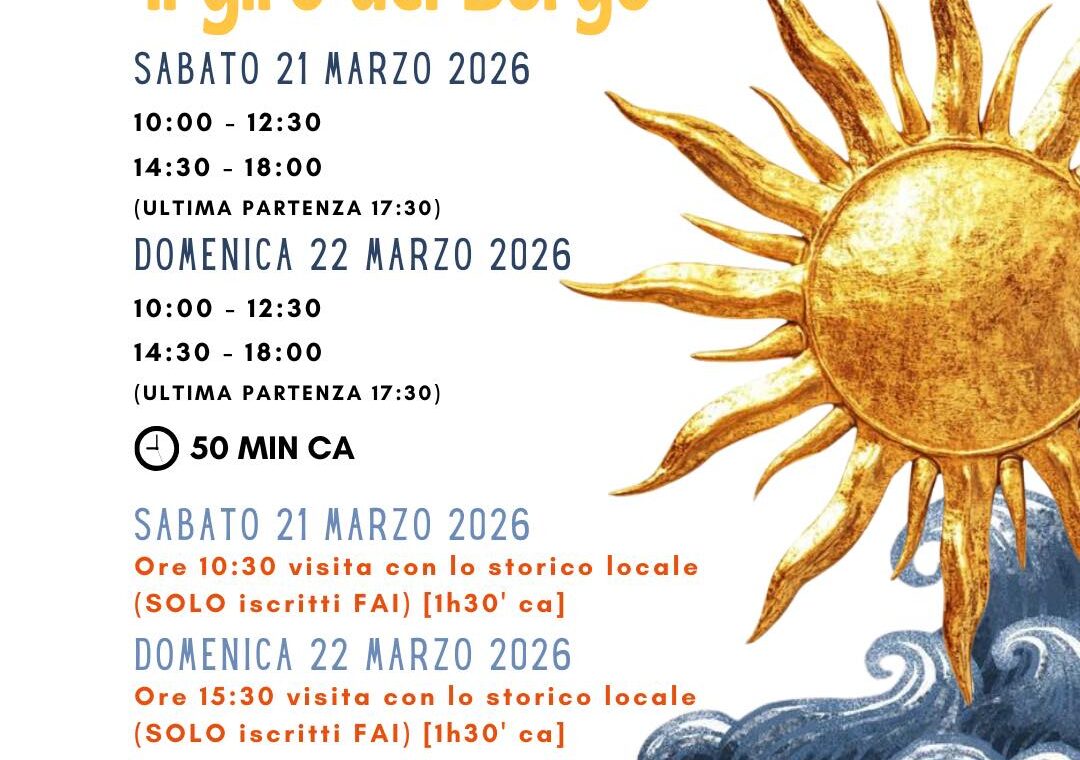 FAI Giornate di Primavera 2026_Liro del Borgo_Programma
