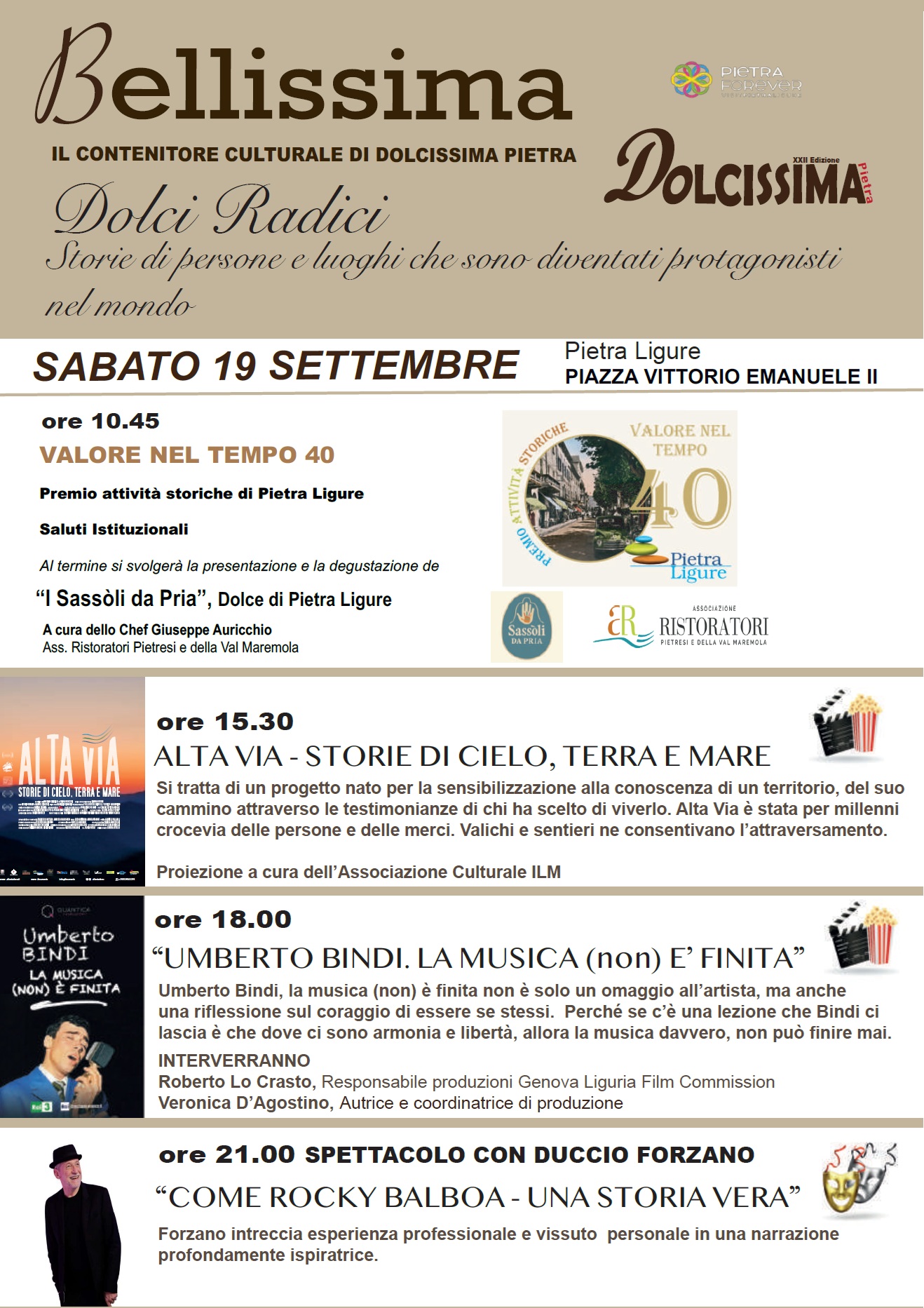 Dolcissima Pietra 2026_Bellissima_Programma 1