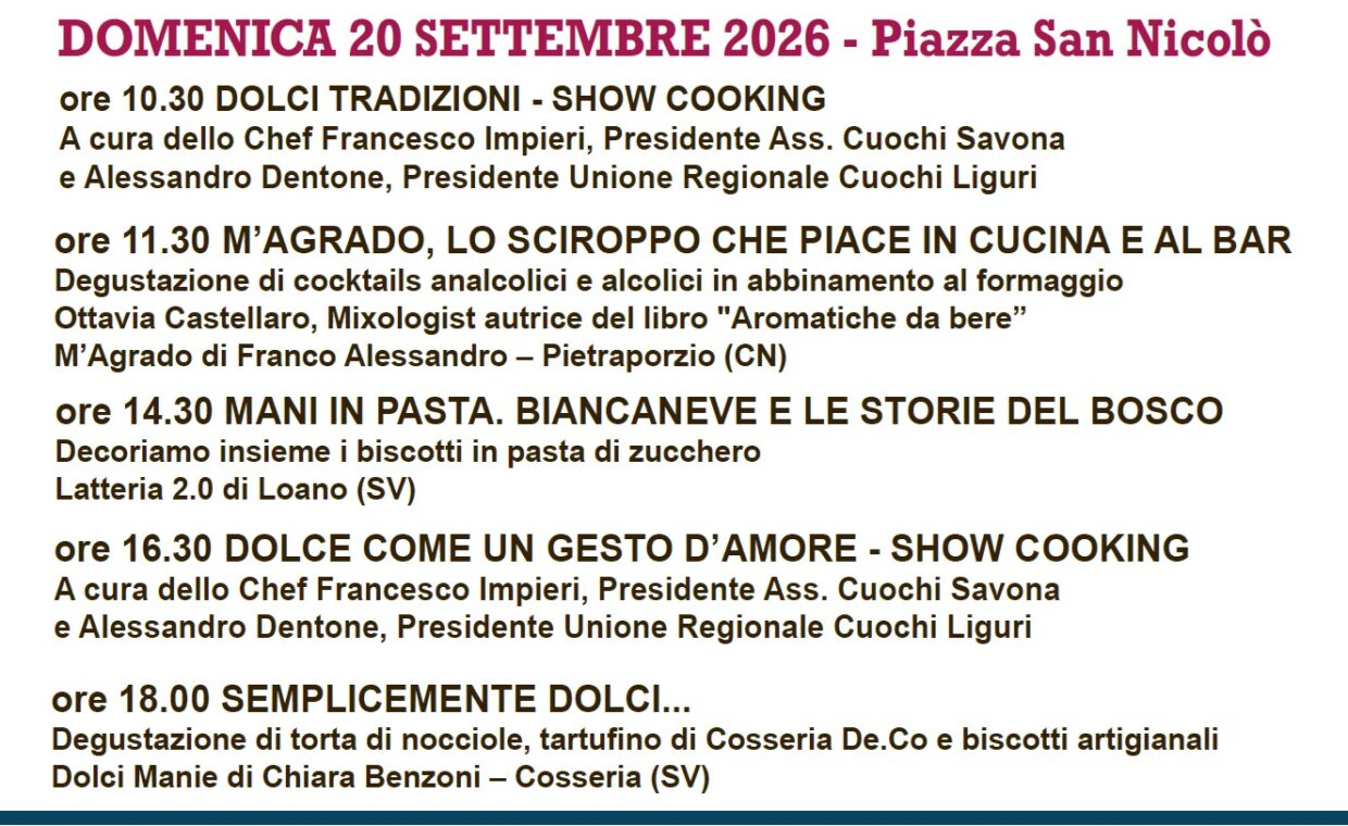 Dolcissima Pietra 2026_Programma 2