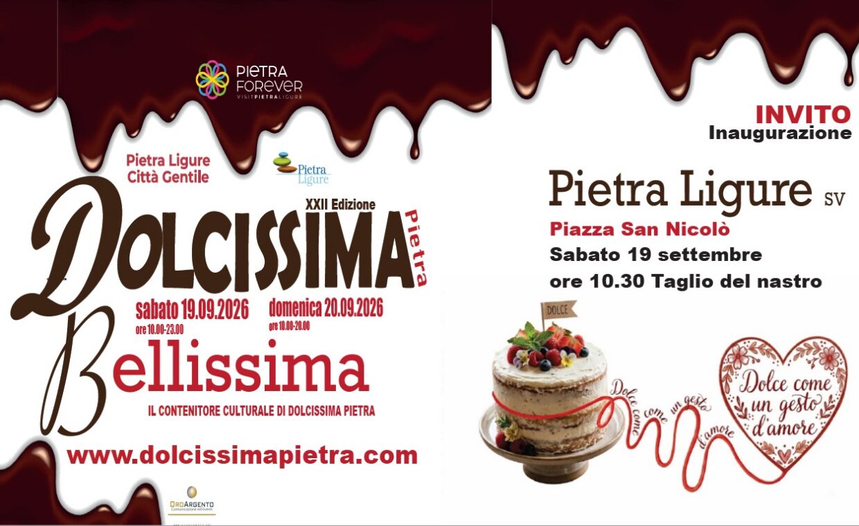 Dolcissima_Bellissima Pietra 2026_INVITO INAUGURAZIONE