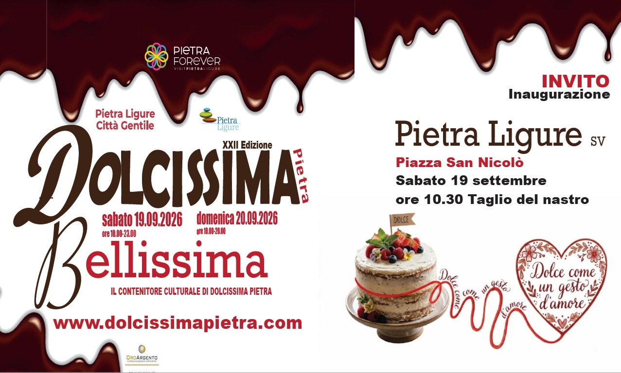 Dolcissima_Bellissima Pietra 2026_INVITO INAUGURAZIONE