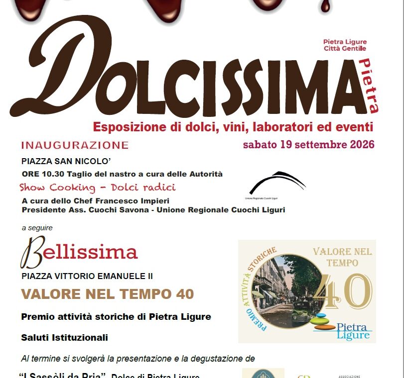 Dolcissima_Bellissima Pietra 2026_Premio Attività storiche