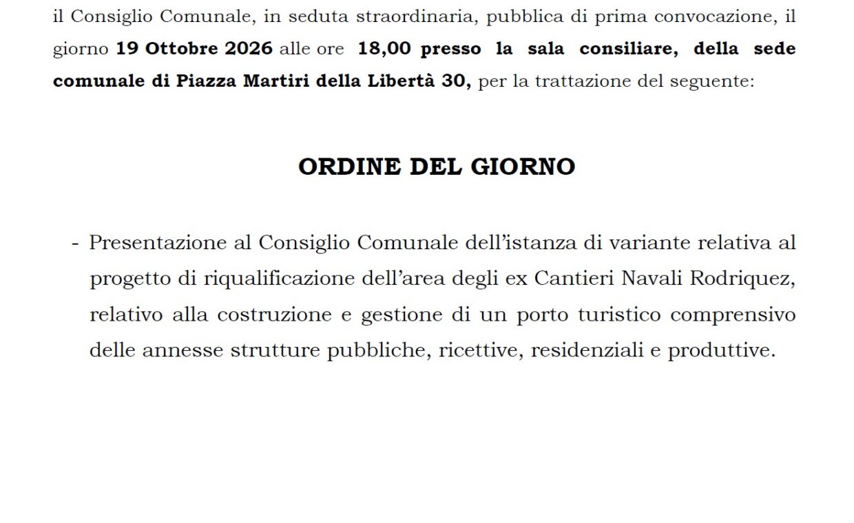 Consiglio Comunale_ODG 19 ottobre 2026_Cantieri