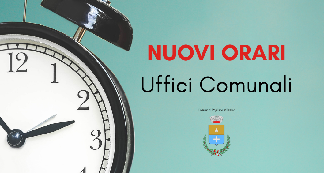 Nuovi orari Uffici comunali (1)