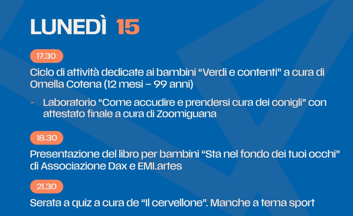 lunedi 15