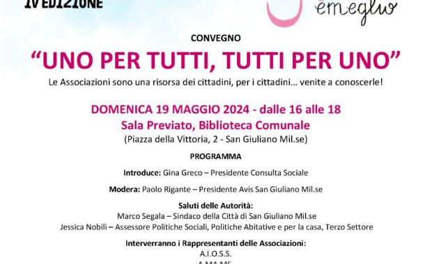 Convegno consulta sociale 19 maggio