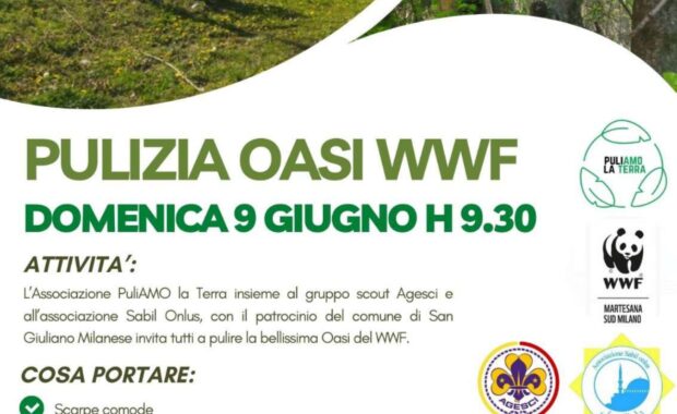 Pulizia Oasi WWF 9 giugno