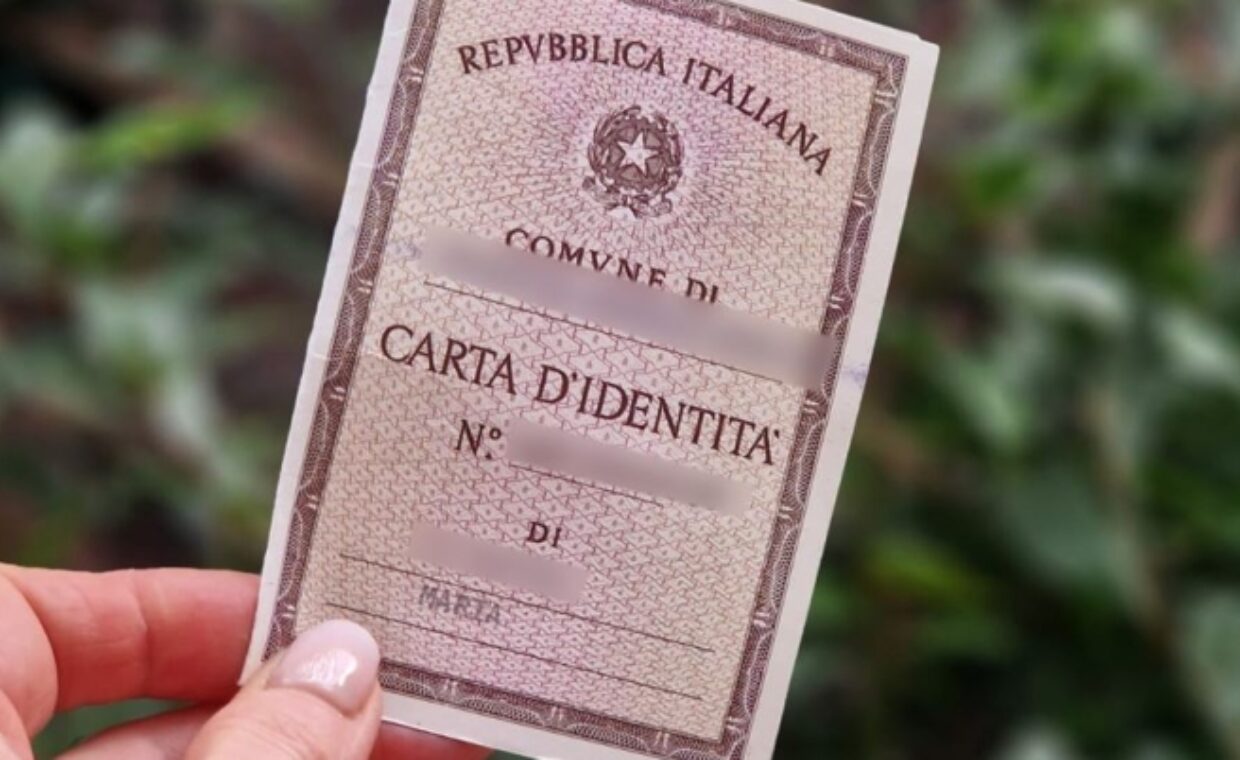carta identità cartacea